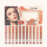 12 Pcs Fit Me 5D Lip Gloss